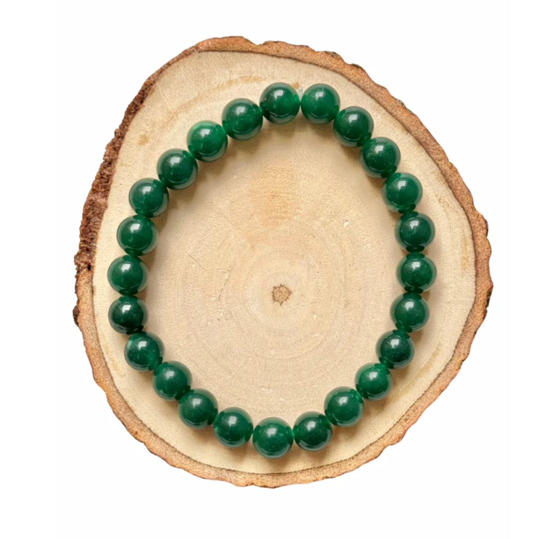 Natural Certified Green Aventurine Bracelet Round Beads - 10mm Crystal Stone Bracelet