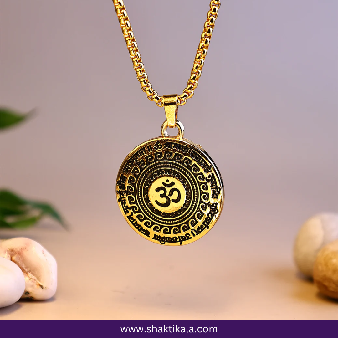 Silver Maha Mrityunjaya Pendant  | Spiritual Jewelry