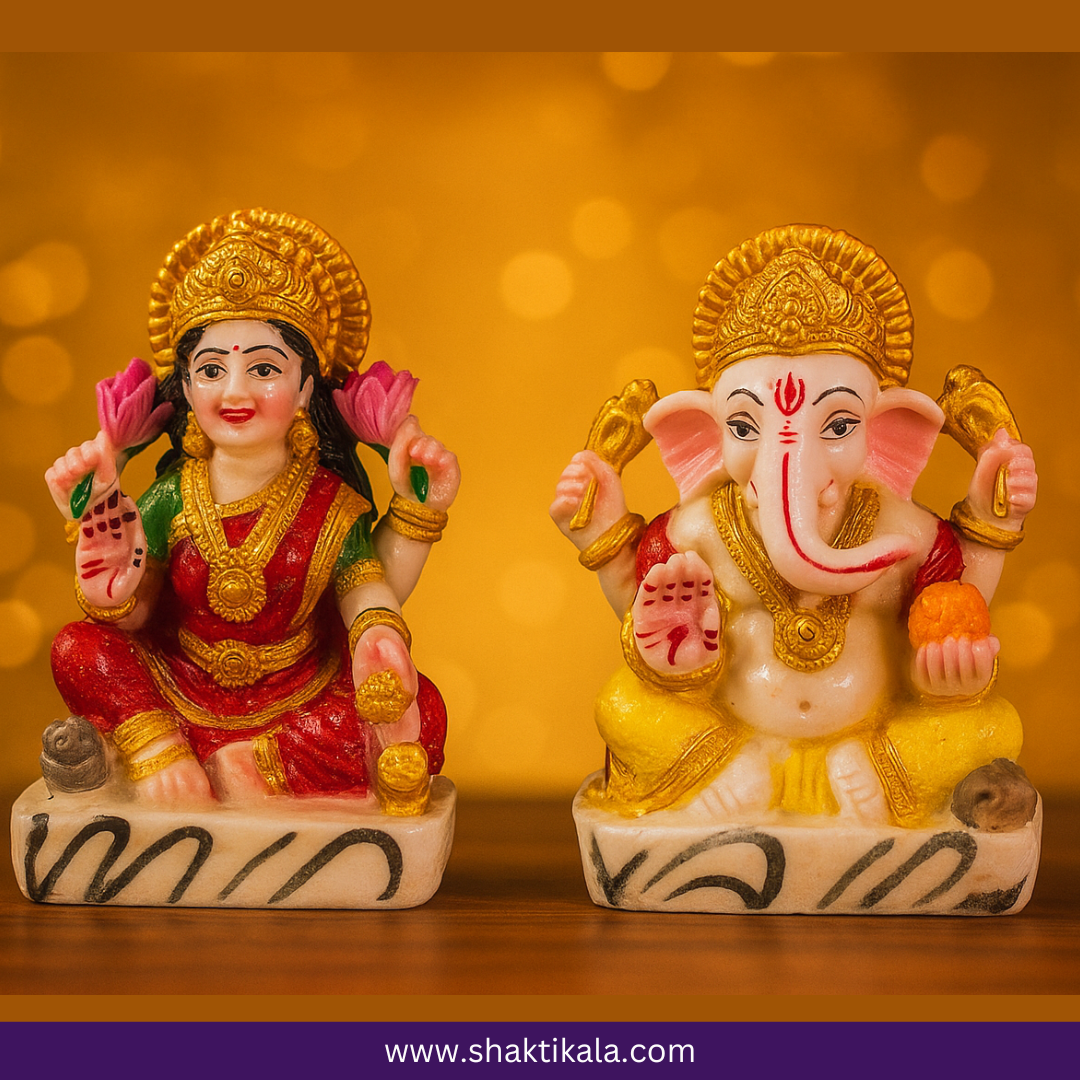 Laxmi Ganesh Idol Set – Divine Murti for Home & Office