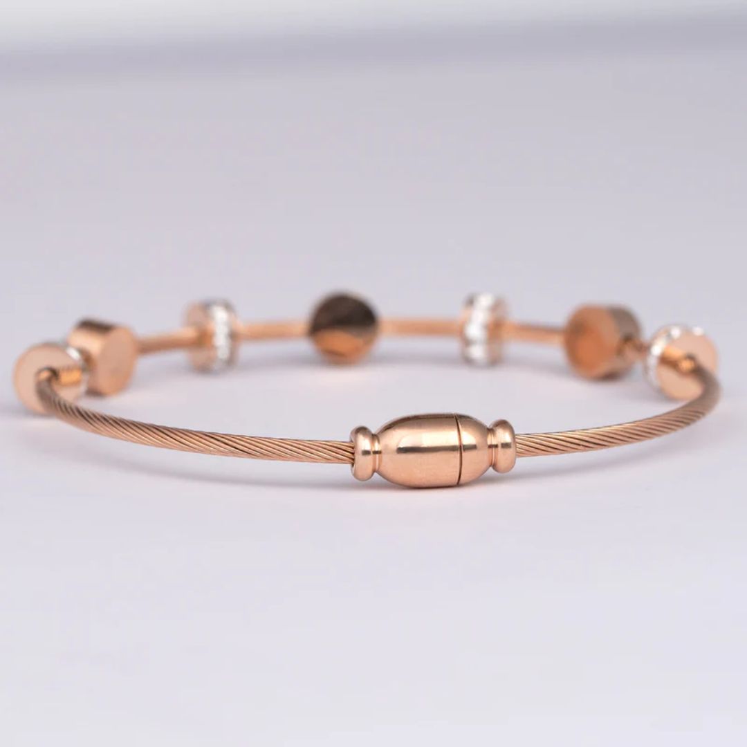 Anti-Tarnish Evil Eye Bangle | 18k Gold Plated