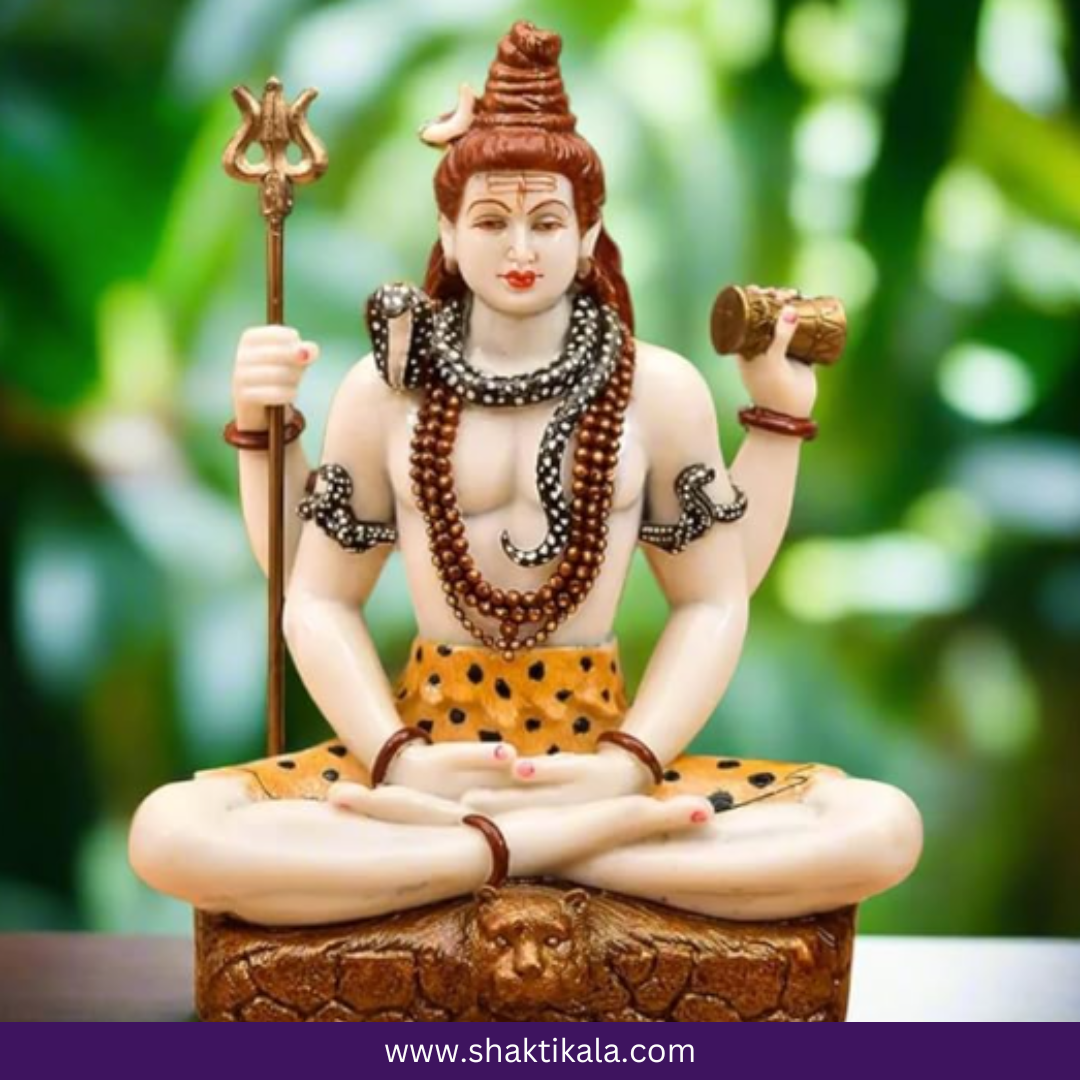 Handcrafted Shiv Ji Murti – Colourful Mahadev Idol for Home Temple