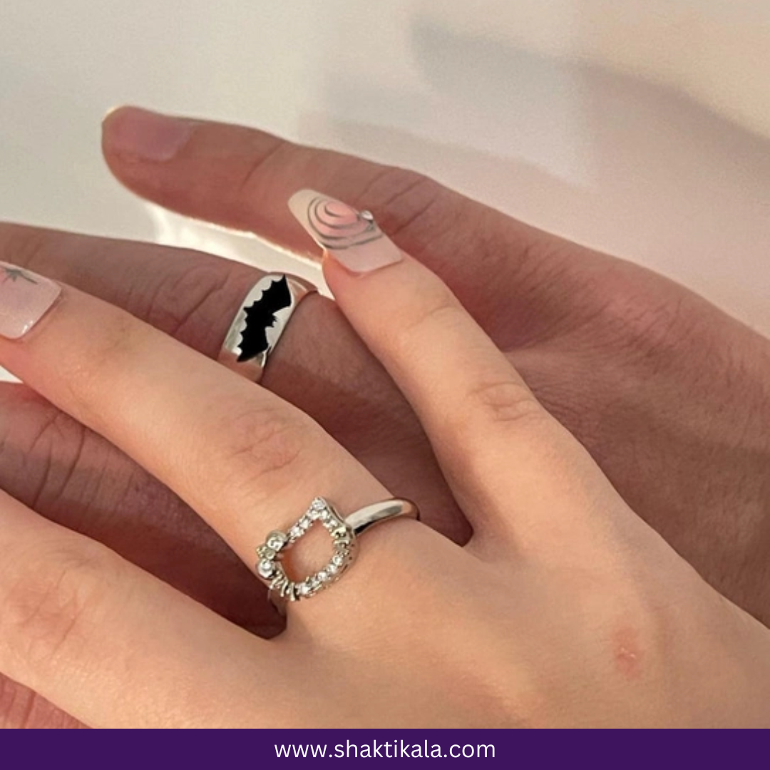 Hello Kitty x Batman Promise Ring – Couple Love Ring