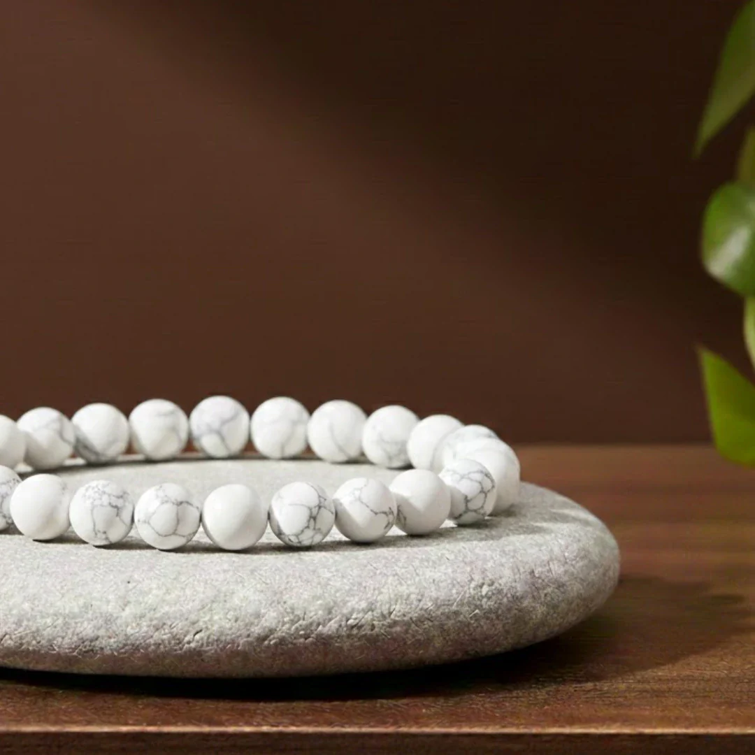 Howlite Faceted Bracelet