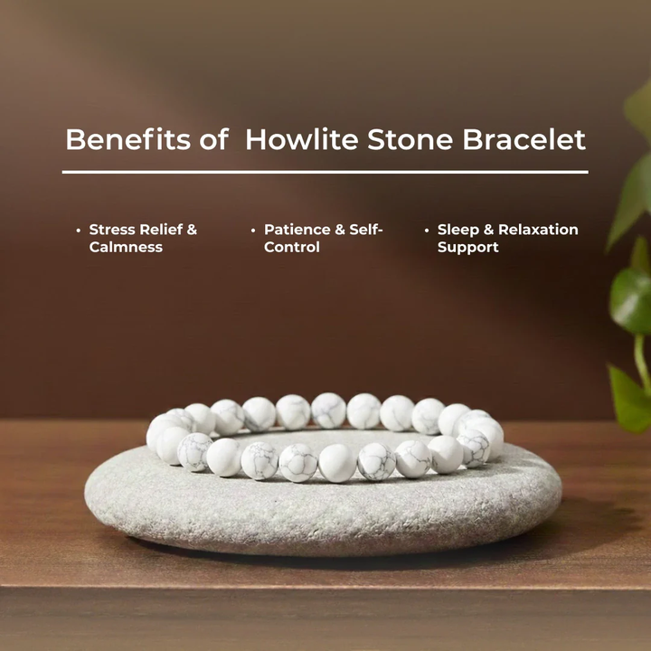 Howlite Faceted Bracelet
