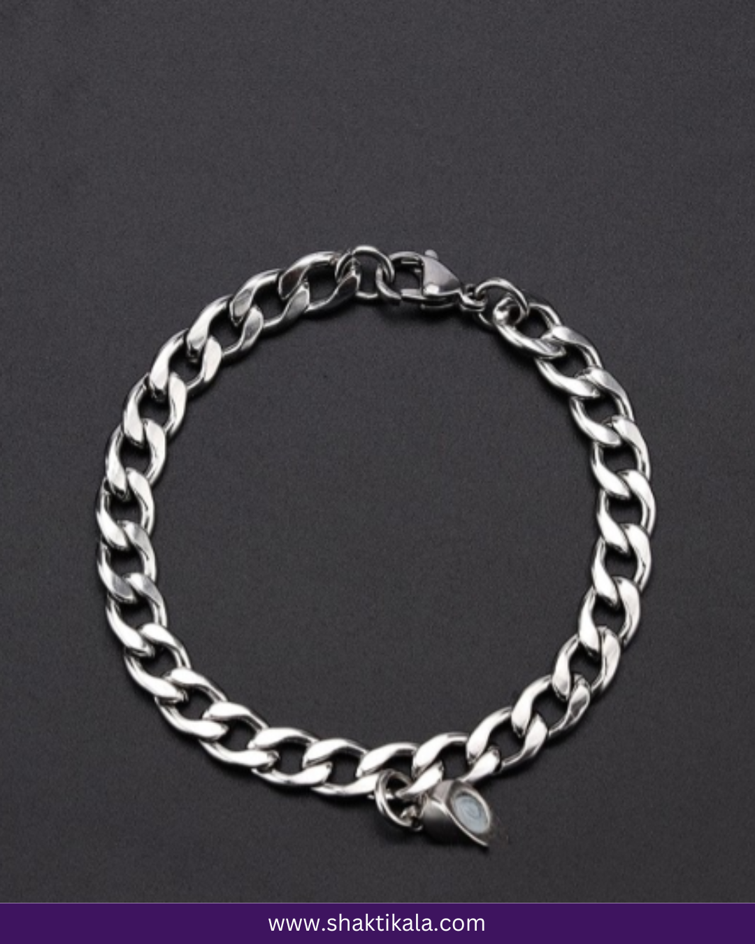 Magnetic Heart Couple Bracelet | Silver Stainless Steel