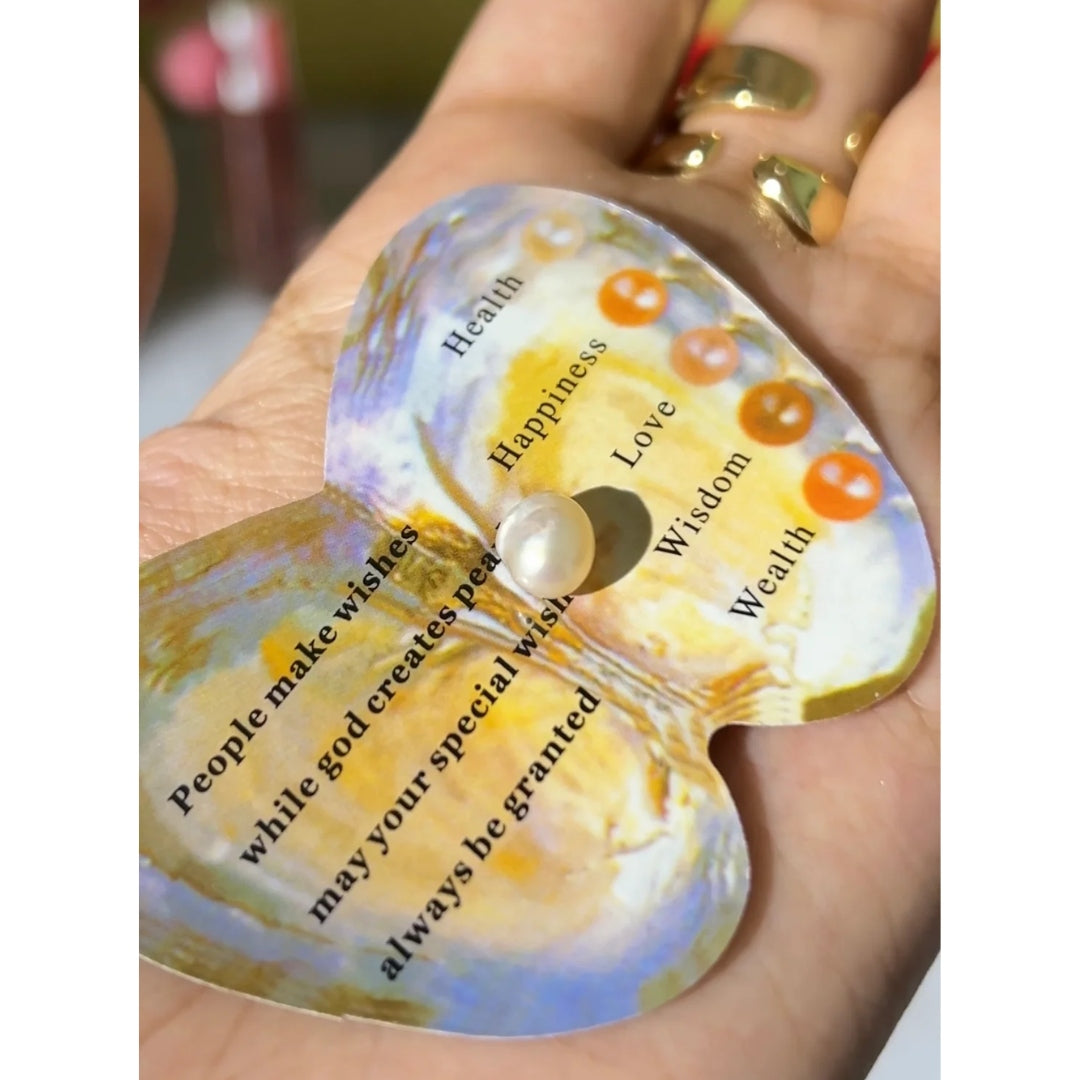 Love Pearl Chain Necklace Ring | Romantic Gift Box