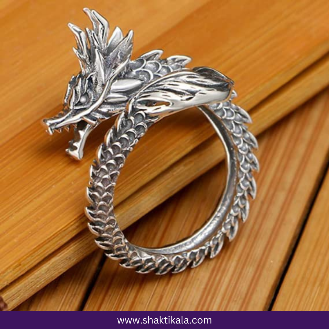 Stainless Steel Dragon Ring | Bold Biker Style