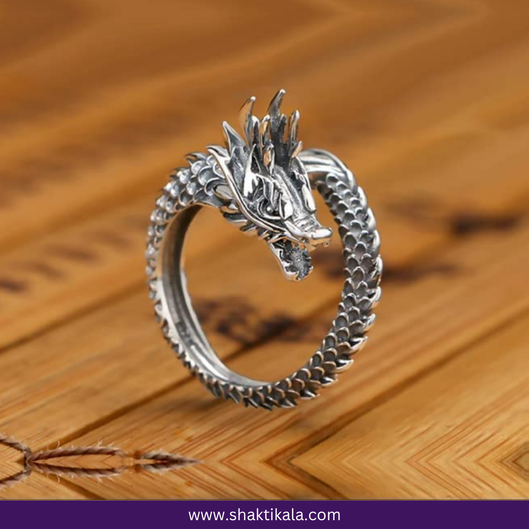 Stainless Steel Dragon Ring | Bold Biker Style