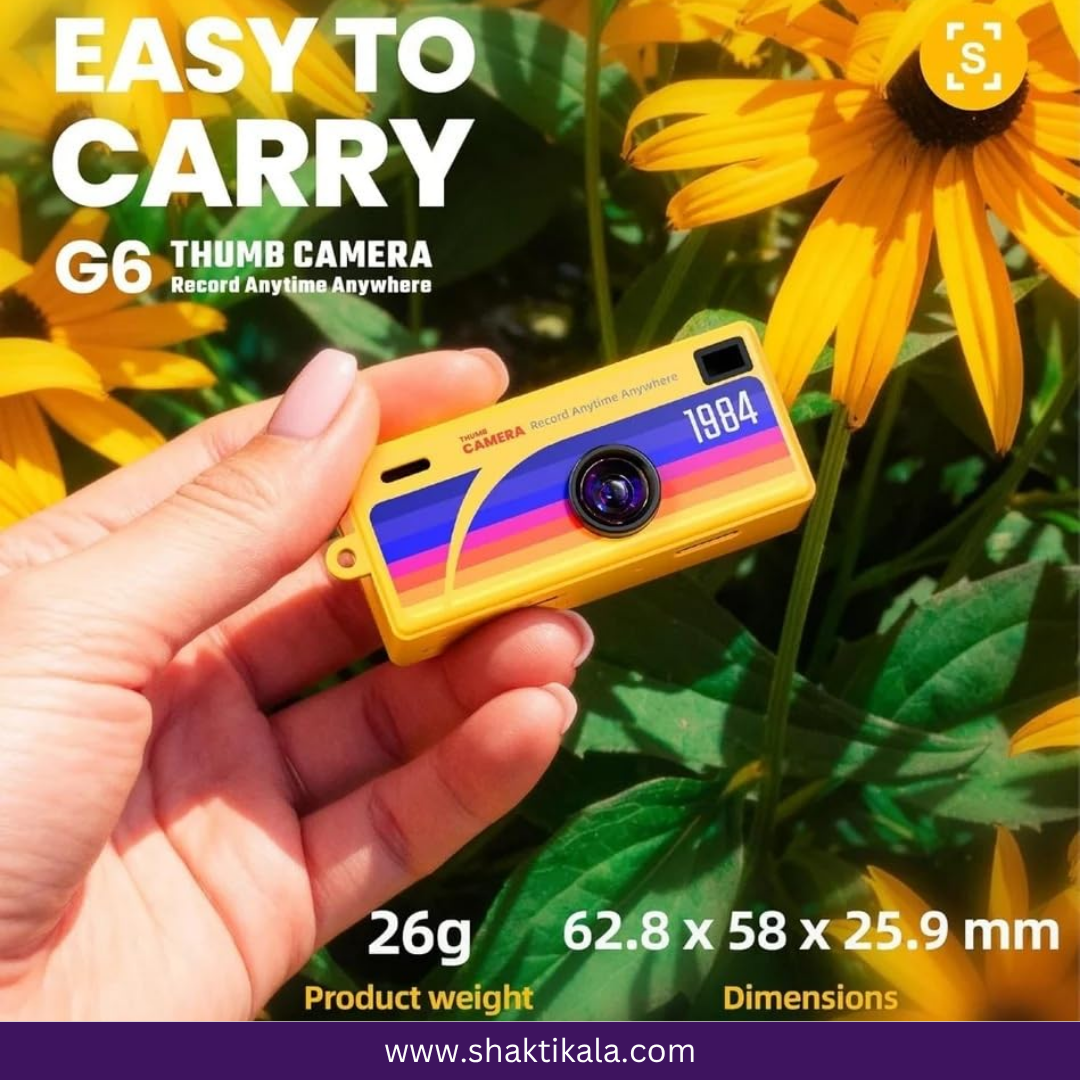 G6 Thumb Camera | Mini 1080P HD Keychain Camera