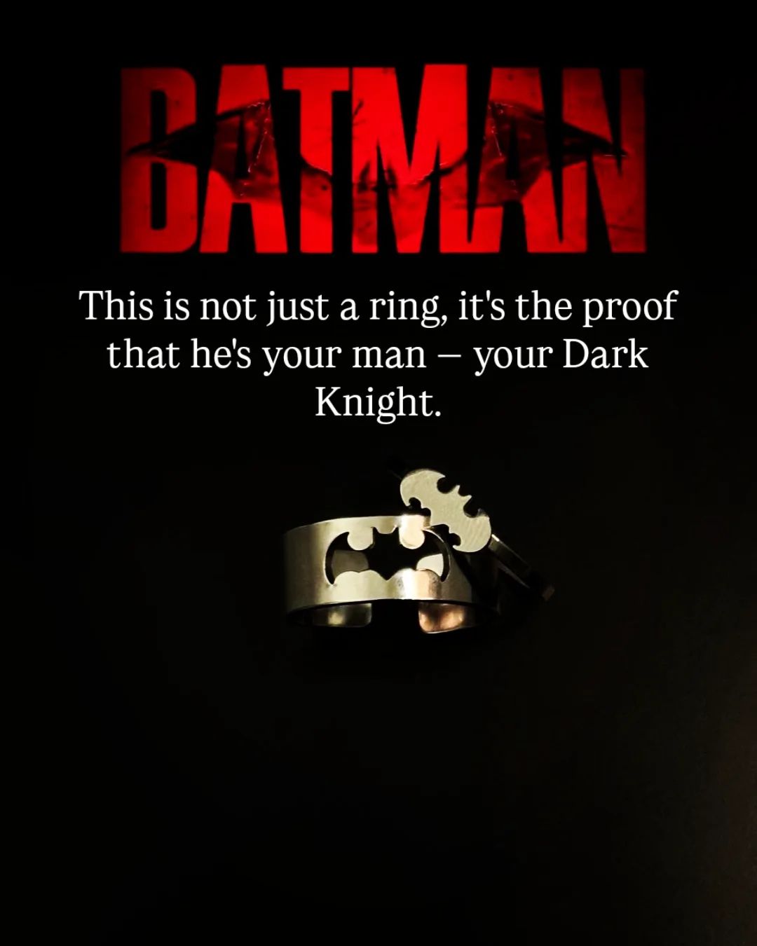 Batman Ring - Couple Ring | Dark-Knight Edition