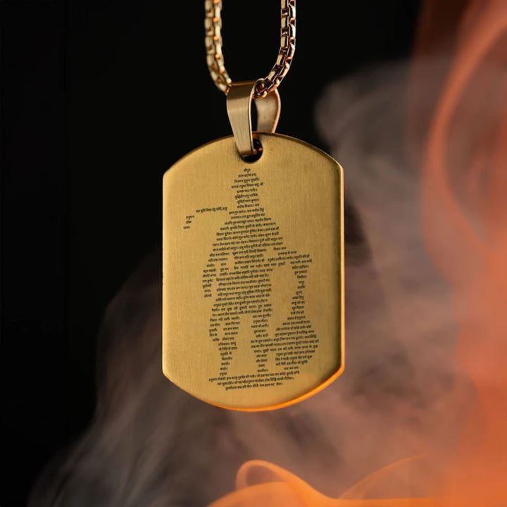 Hanuman Chalisa Pendant | Blessed at Temples