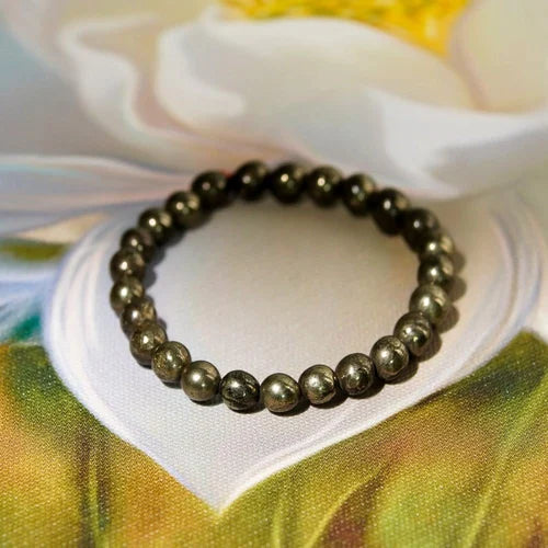 Golden Pyrite Crystal Bracelet