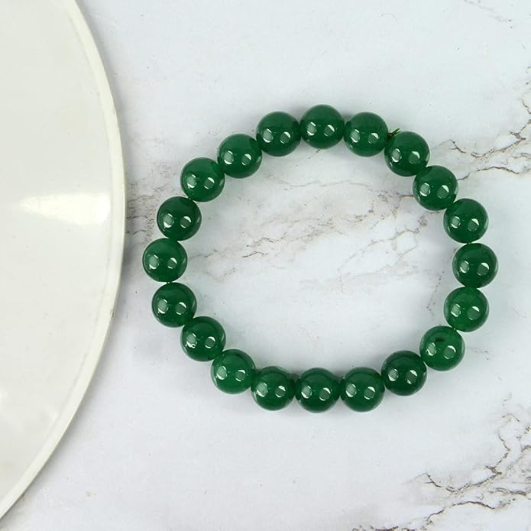 Natural Certified Green Aventurine Bracelet Round Beads - 10mm Crystal Stone Bracelet