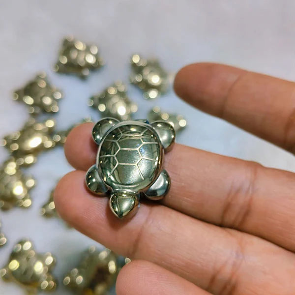 Pyrite Money Magnet Tortoise