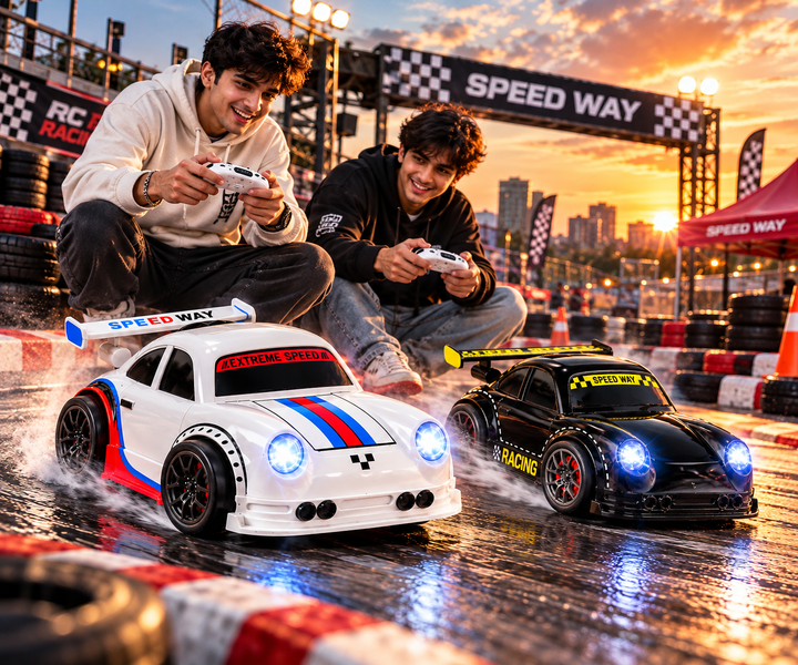 Mini RC Drift Racing Car | Remote Control Car with LED Lights