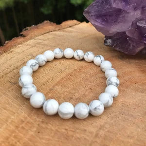 Howlite Faceted Bracelet