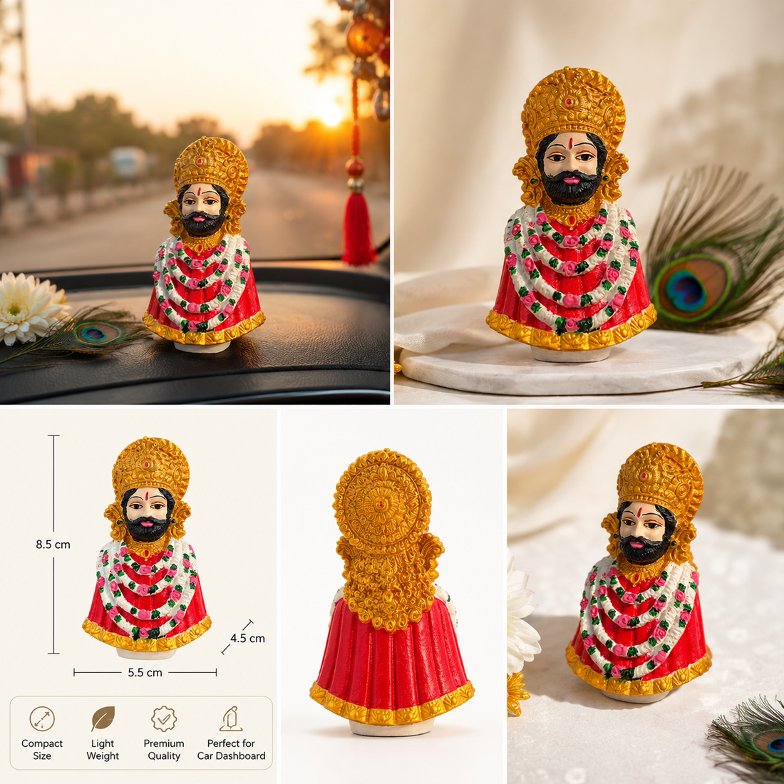 Khatu Shyam Murti for Car Dashboard | Khatu Shyam Ji Idol