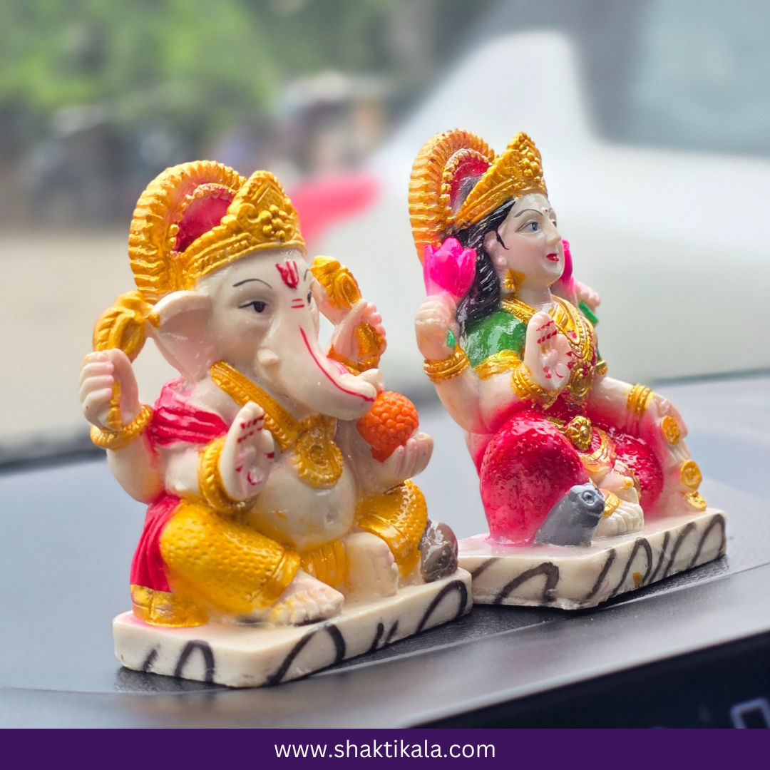 Laxmi Ganesh Idol Set – Divine Murti for Home & Office