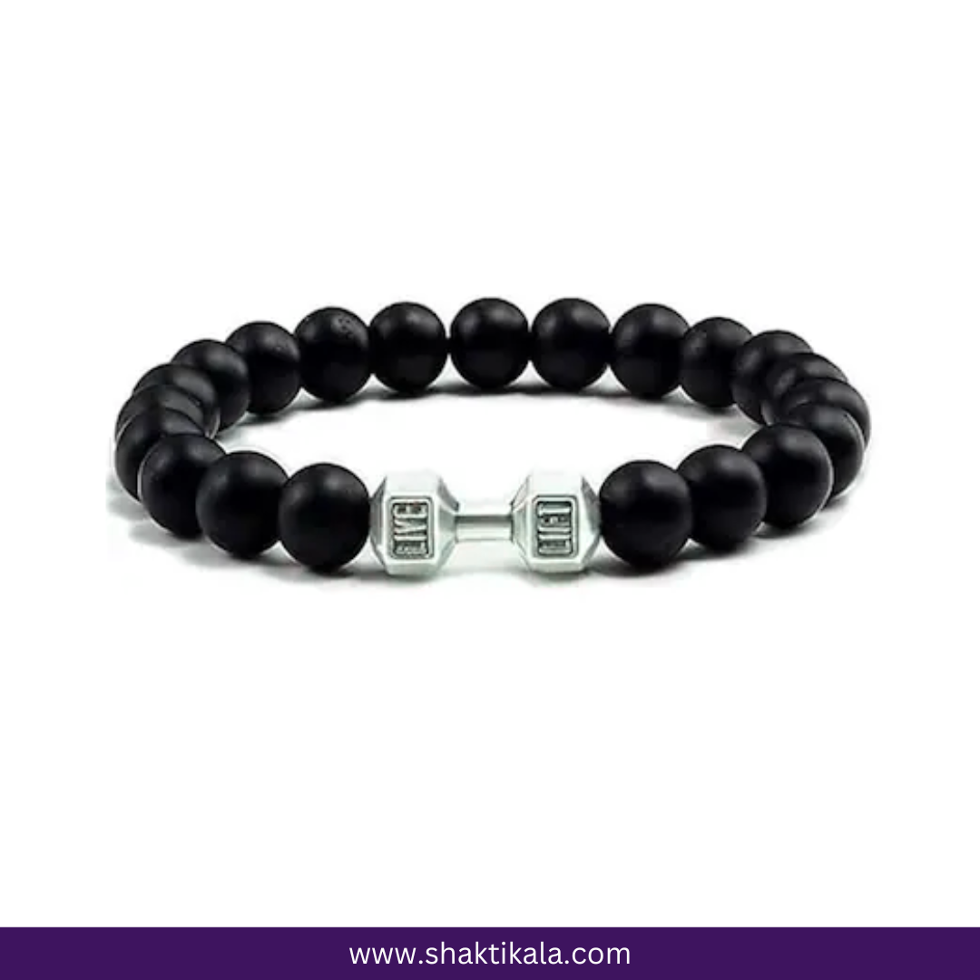 Lift & Live Dumbbell Charm Bracelet - Fitness Wristband