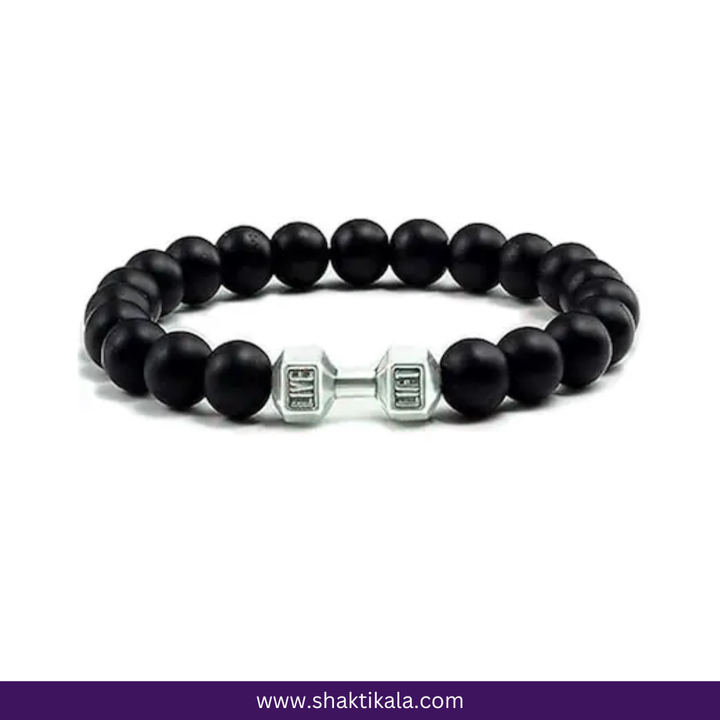 Lift & Live Dumbbell Charm Bracelet - Fitness Wristband