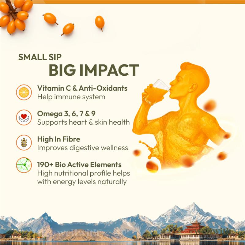 Sea Buckthorn Juice (Pure Pulp Concentrate)