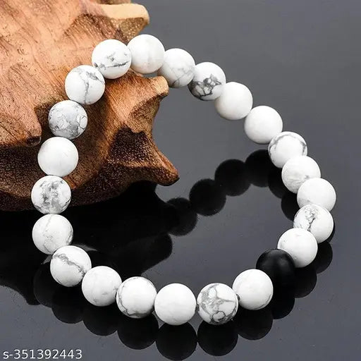 Howlite Faceted Bracelet