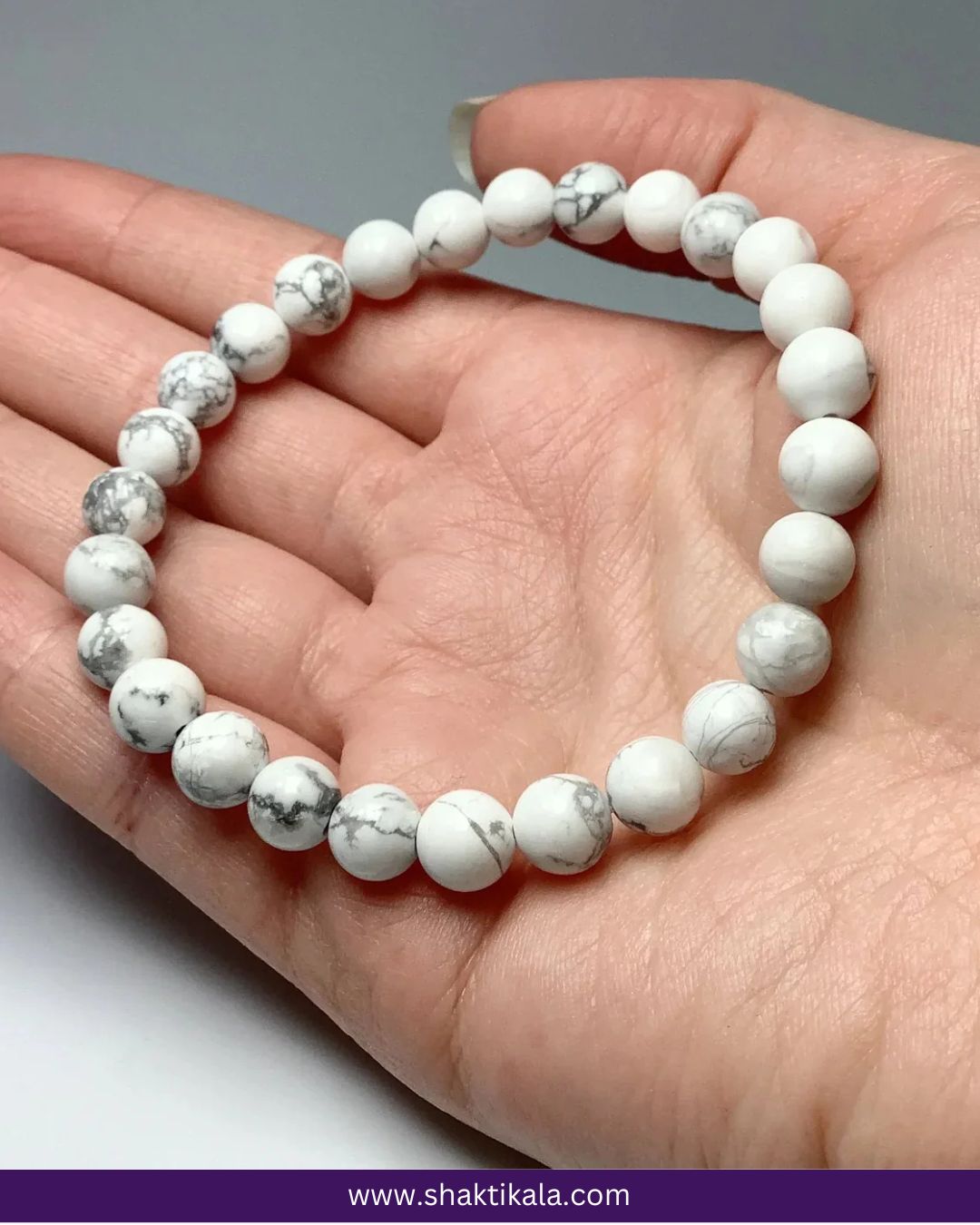 Howlite Faceted Bracelet