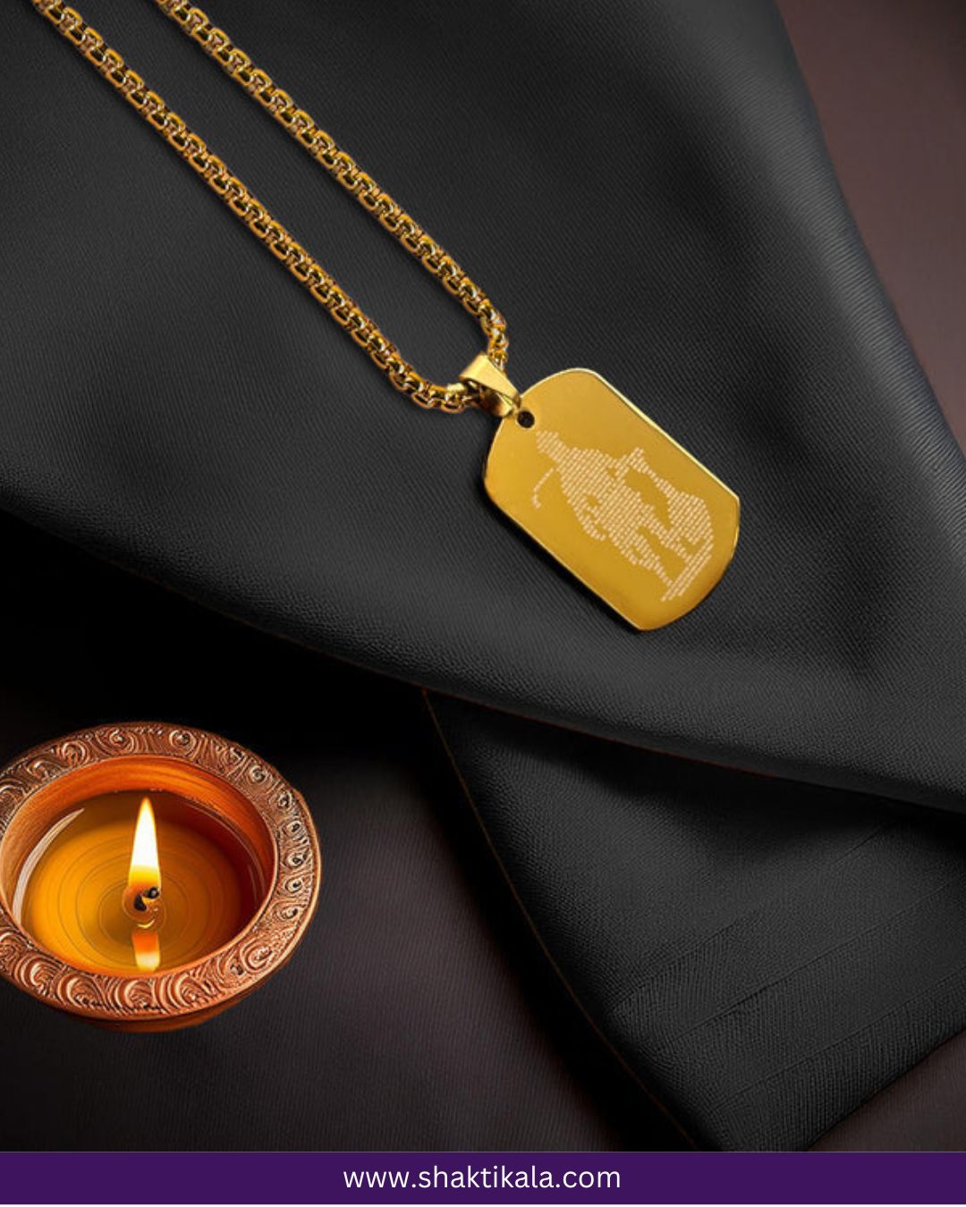 Hanuman Chalisa Pendant | Blessed at Temples