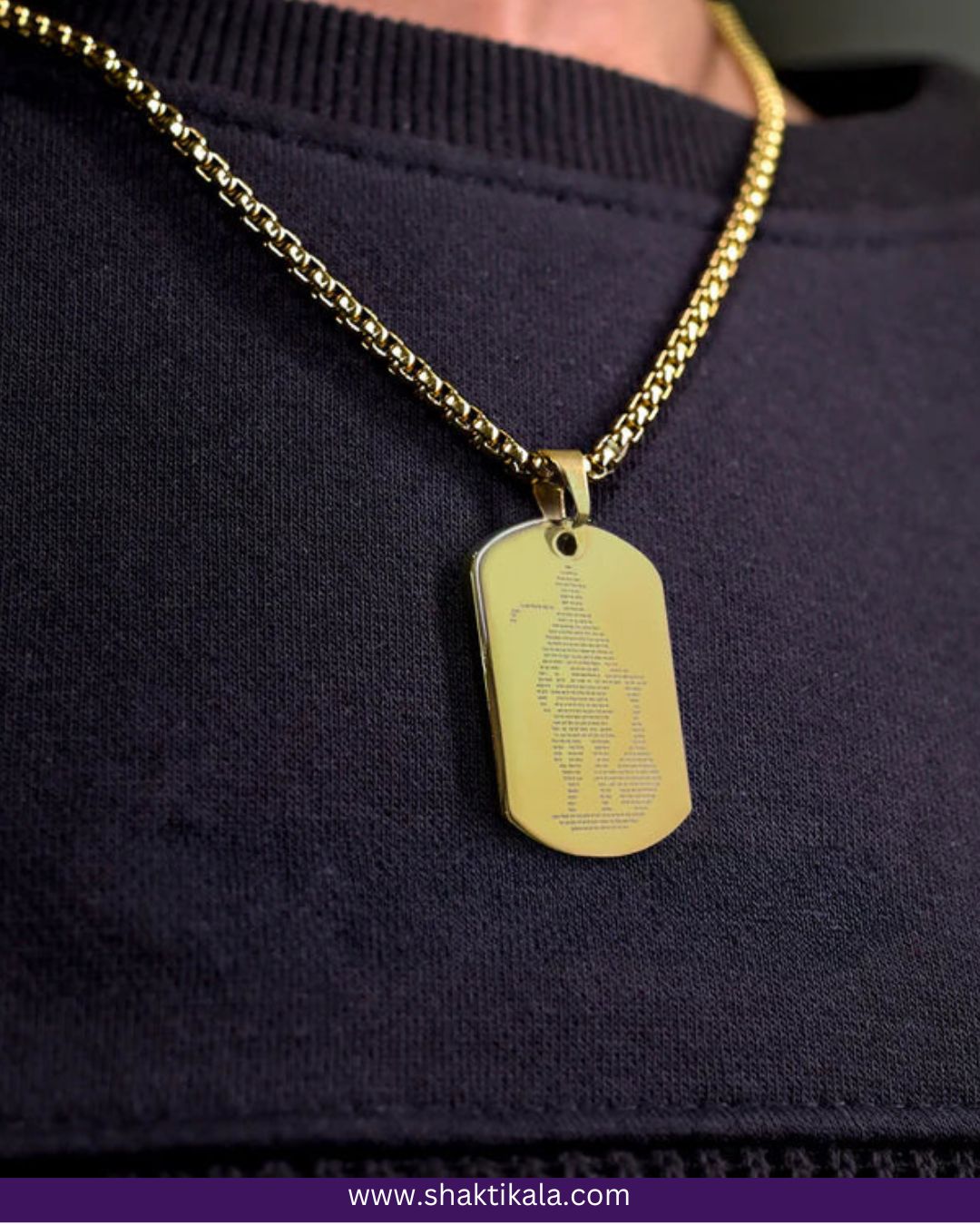 Hanuman Chalisa Pendant | Blessed at Temples