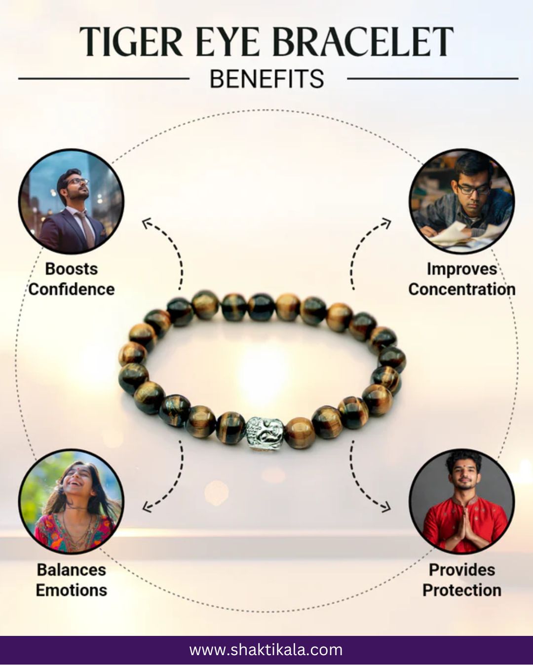 Tiger eyes brown Bracelet