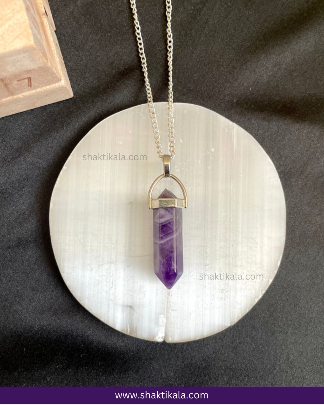 Amethyst Pencil Pendant | Stone of Wisdom